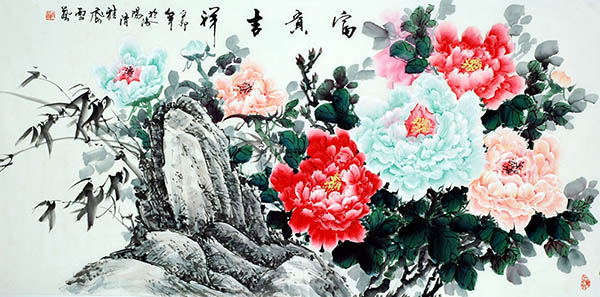 Peony,68cm x 136cm(27〃 x 54〃),lhr21105006-z