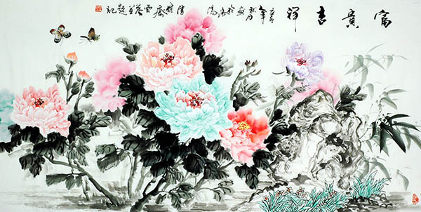 Peony,68cm x 136cm(27〃 x 54〃),lhr21105022-z