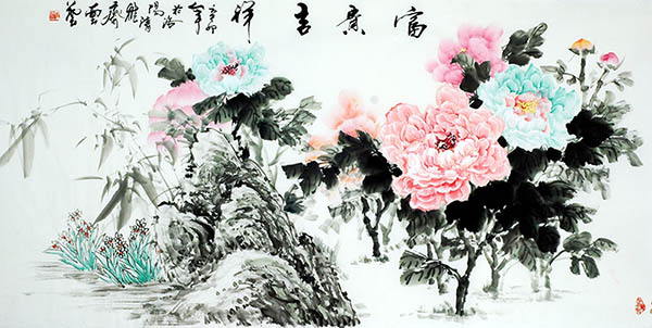 Peony,68cm x 136cm(27〃 x 54〃),lhr21105027-z