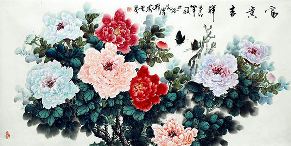 Peony,68cm x 136cm(27〃 x 54〃),lhr21105030-z