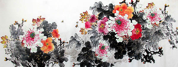 Peony,70cm x 180cm(27〃 x 70〃),lym21071005-z