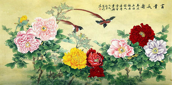 Peony,69cm x 138cm(27〃 x 54〃),whl21108002-z