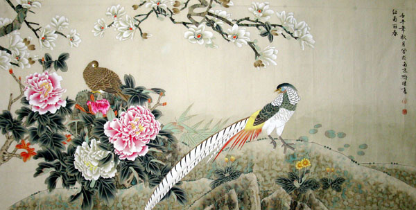 Pheasant,66cm x 130cm(26〃 x 51〃),2404003-z