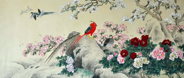 Pheasant,70cm x 170cm(27〃 x 67〃),2416008-z