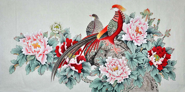 Pheasant,67cm x 134cm(26〃 x 53〃),nx21170017-z