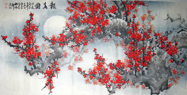 Plum Blossom,69cm x 138cm(27〃 x 54〃),2314008-z