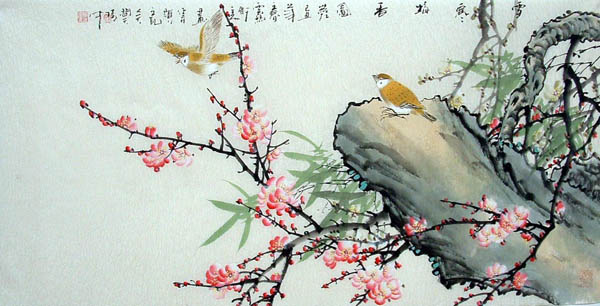 Plum Blossom,50cm x 100cm(19〃 x 39〃),2327005-z