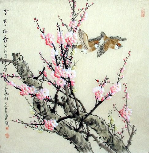 Plum Blossom,66cm x 66cm(26〃 x 26〃),2327006-z