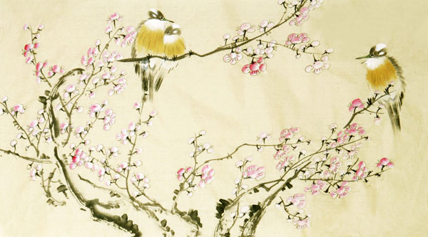 Plum Blossom,70cm x 40cm(27〃 x 16〃),2340048-z