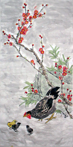 Plum Blossom,66cm x 136cm(26〃 x 53〃),2360023-z