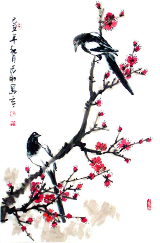 Plum Blossom,69cm x 46cm(27〃 x 18〃),2360026-z