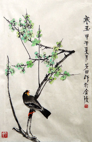 Plum Blossom,69cm x 46cm(27〃 x 18〃),2388114-z