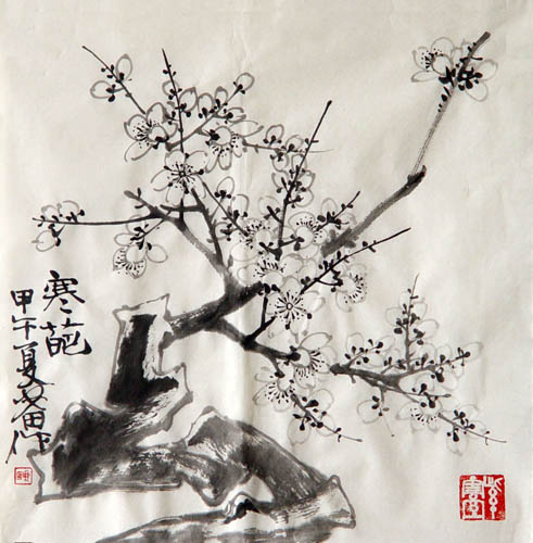 Plum Blossom,34cm x 34cm(13〃 x 13〃),2388131-z