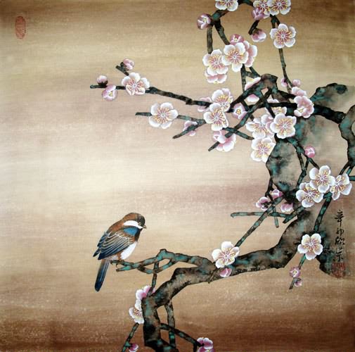 Plum Blossom,50cm x 50cm(19〃 x 19〃),2395002-z