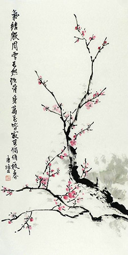 Plum Blossom,50cm x 100cm(19〃 x 39〃),2407035-z