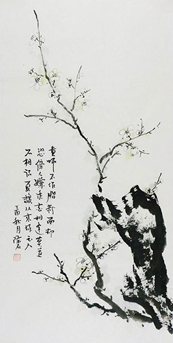 Plum Blossom,50cm x 100cm(19〃 x 39〃),2407044-z