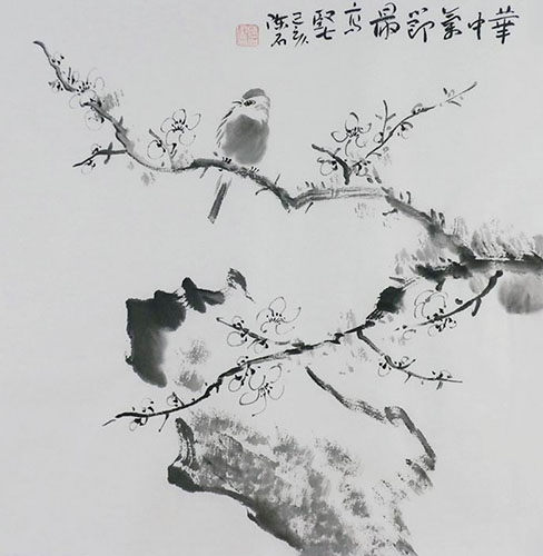 Plum Blossom,50cm x 50cm(19〃 x 19〃),2407045-z