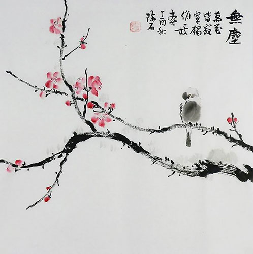 Plum Blossom,50cm x 50cm(19〃 x 19〃),2407061-z