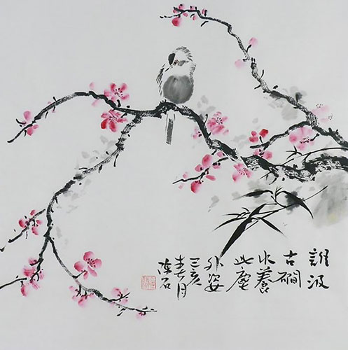 Plum Blossom,50cm x 50cm(19〃 x 19〃),2407063-z