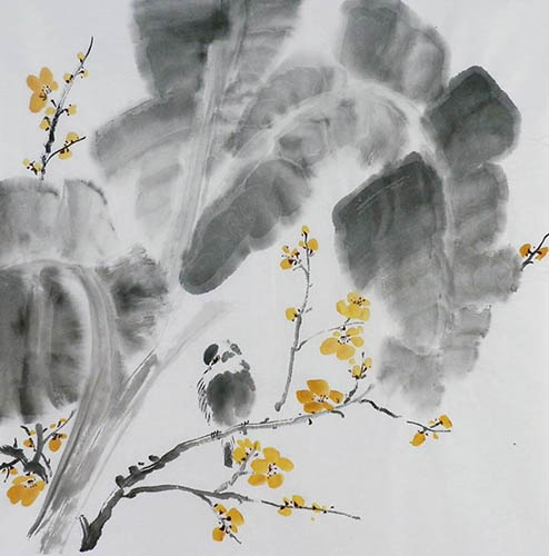 Plum Blossom,50cm x 50cm(19〃 x 19〃),2407069-z