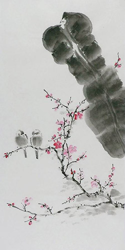 Plum Blossom,50cm x 100cm(19〃 x 39〃),2407082-z