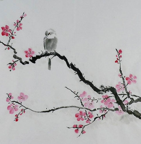 Plum Blossom,50cm x 50cm(19〃 x 19〃),2407090-z