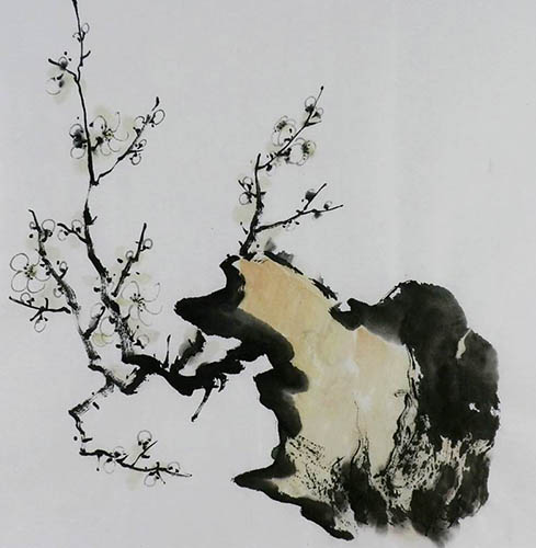 Plum Blossom,50cm x 50cm(19〃 x 19〃),2407093-z