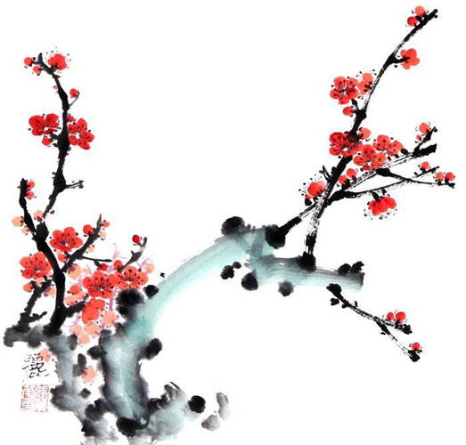 Plum Blossom,33cm x 33cm(13〃 x 13〃),2485020-z