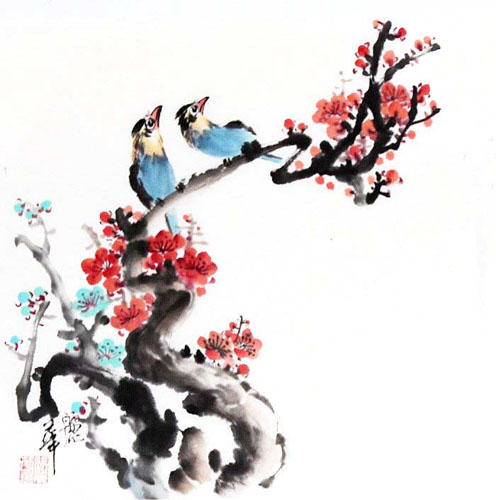 Plum Blossom,33cm x 33cm(13〃 x 13〃),2485023-z