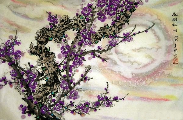 Plum Blossom,60cm x 90cm(24〃 x 36〃),2533022-z