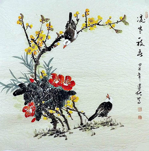 Plum Blossom,66cm x 66cm(26〃 x 26〃),2568006-z