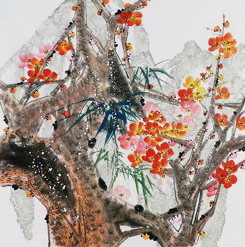 Plum Blossom,66cm x 66cm(26〃 x 26〃),2568009-z