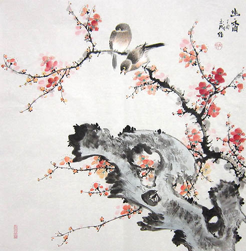 Plum Blossom,66cm x 66cm(26〃 x 26〃),dyc21099003-z