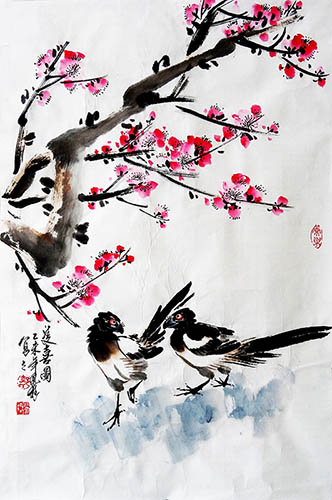 Plum Blossom,46cm x 68cm(18〃 x 27〃),hfg21144001-z