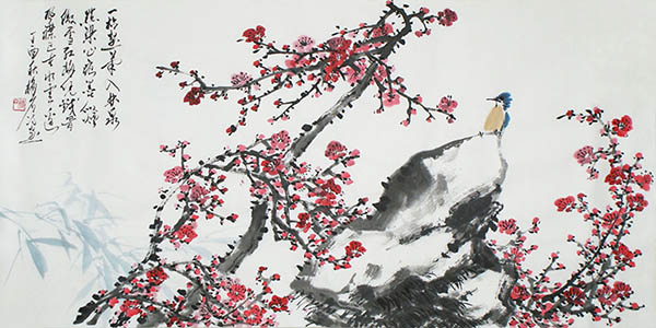 Plum Blossom,50cm x 100cm(19〃 x 39〃),ms21139009-z