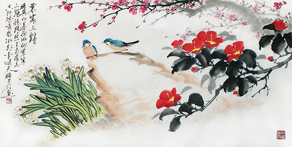 Plum Blossom,50cm x 100cm(19〃 x 39〃),ms21139010-z