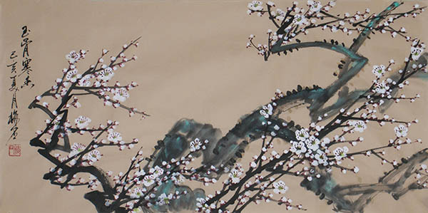 Plum Blossom,34cm x 69cm(13〃 x 27〃),ms21139014-z