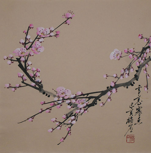 Plum Blossom,34cm x 34cm(13〃 x 13〃),ms21139038-z