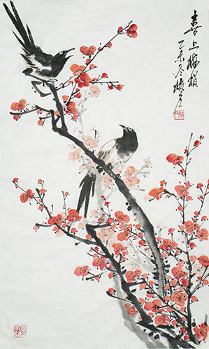 Plum Blossom,70cm x 40cm(27〃 x 16〃),ms21139061-z