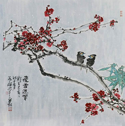 Plum Blossom,66cm x 66cm(26〃 x 26〃),syq21141010-z