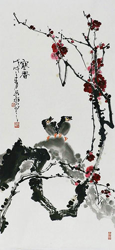 Plum Blossom,45cm x 96cm(18〃 x 38〃),syq21141012-z