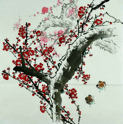 Plum Blossom,66cm x 66cm(26〃 x 26〃),wxg21143004-z