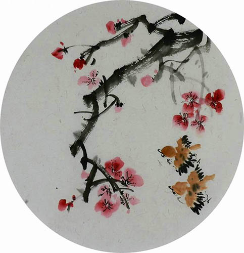 Plum Blossom,34cm x 34cm(13〃 x 13〃),wxg21143006-z