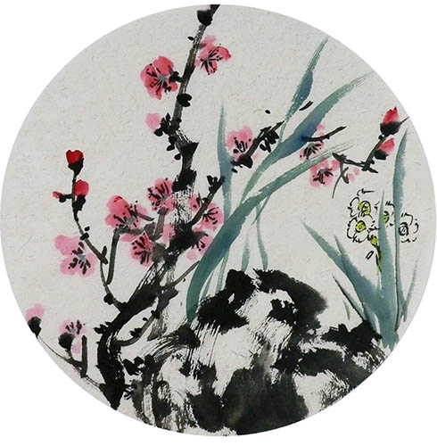 Plum Blossom,34cm x 34cm(13〃 x 13〃),wxg21143007-z