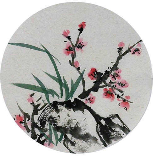 Plum Blossom,34cm x 34cm(13〃 x 13〃),wxg21143011-z