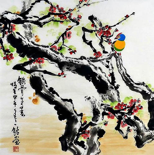 Plum Blossom,66cm x 66cm(26〃 x 26〃),zym21142001-z