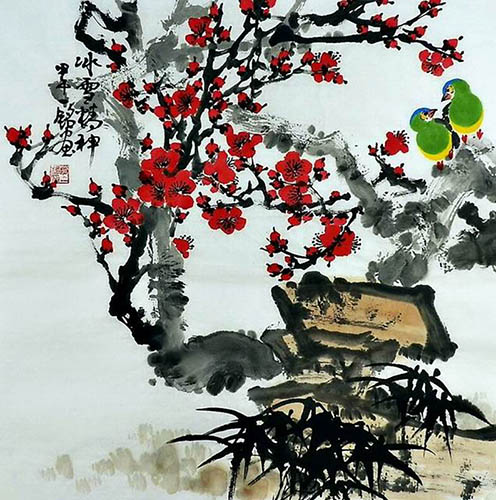 Plum Blossom,66cm x 66cm(26〃 x 26〃),zym21142016-z