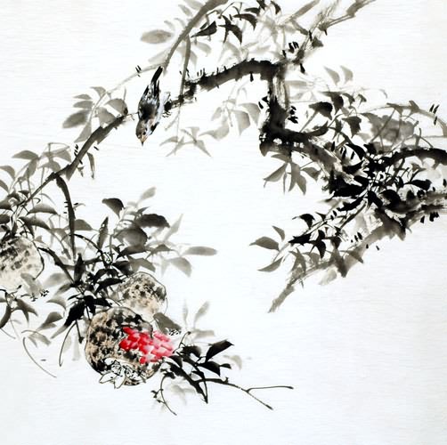 Pomegranate,69cm x 69cm(27〃 x 27〃),2322020-z