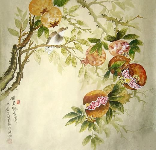 Pomegranate,66cm x 66cm(26〃 x 26〃),2414016-z