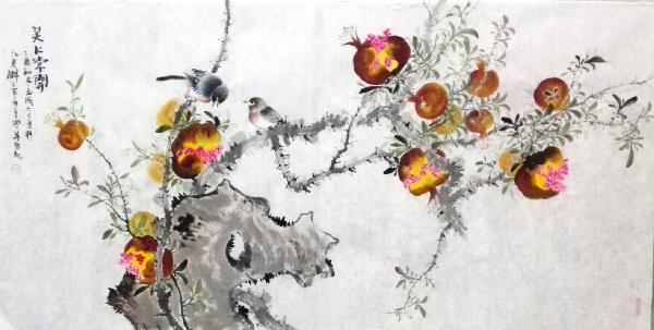 Pomegranate,66cm x 136cm(26〃 x 53〃),dyc21099046-z